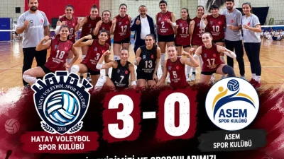 Türkiye Kadınlar Voleybol 2. Ligi’nin 3. haftasında sahaya çıkan Hatay